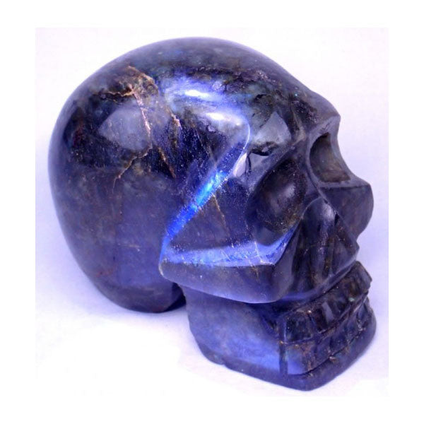 Beautiful polished labradorite skull