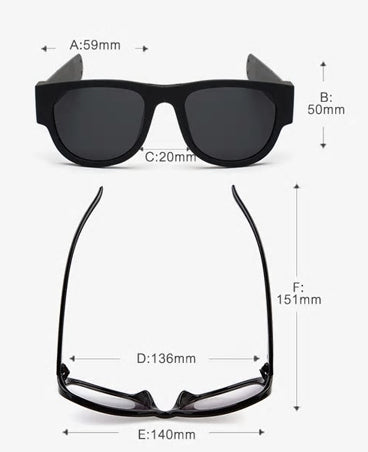 Smart solbrille, som kan bruges som armbånd