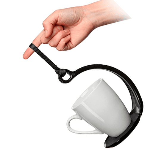 SpillNot - undgå at spilde topfyldt kaffe, the eller vand