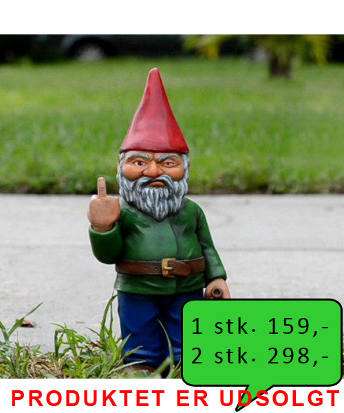 Sur nisse med fuck finger