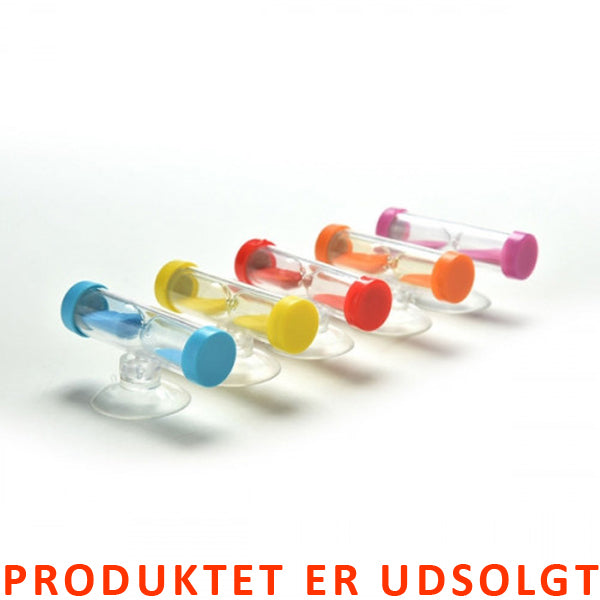 Timeglas Salg Spar vand med smart timeglas til badet - Perfekt til familien!