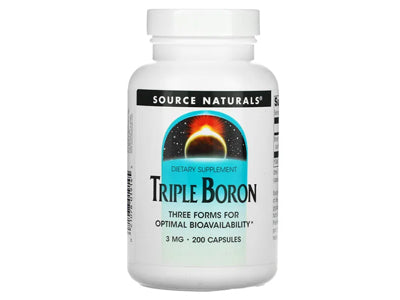 Triple Boron fra Source Naturals, 3 mg - 200 capsules
