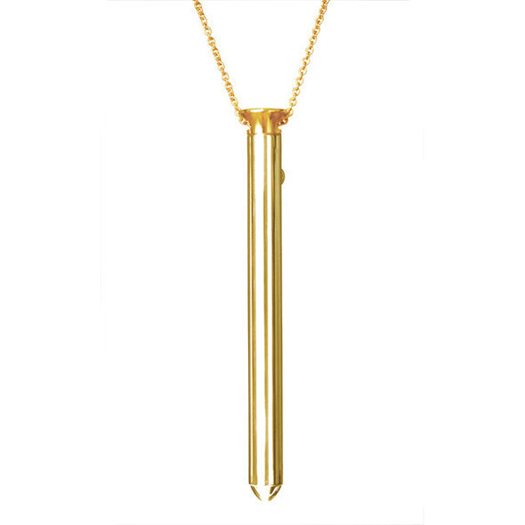 Crave erotisk halssmykke - Vesper vibrator necklace gold