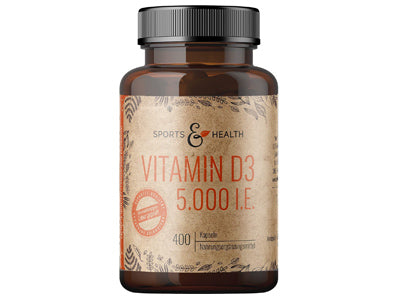 Vitamin D3 Kapsler - Vitamin D3 5000 IE - Vitamin D 400 Softgel Kapsler - Vitamin D Højdosis