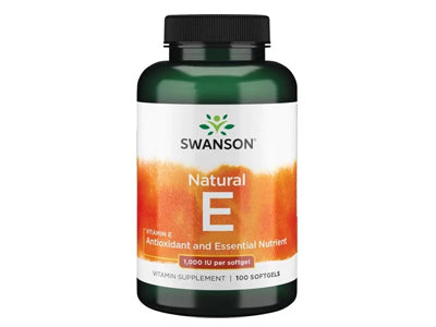 Vitamin E - Natural 1000 iu 100 softgels ( AS-D- ALPHA TOCOPHERYL ACETATE )